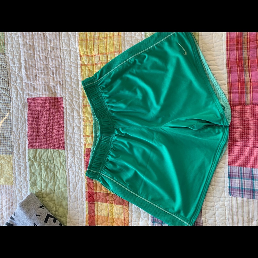 Green Reversible Nike Shorts
